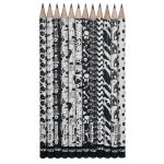 مداد مشکی HB سیاه و سفید آریا مدل 3049 - Image 2