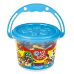 خمیربازی 12 رنگ سطلی آریا مدل 1069 - Image 2