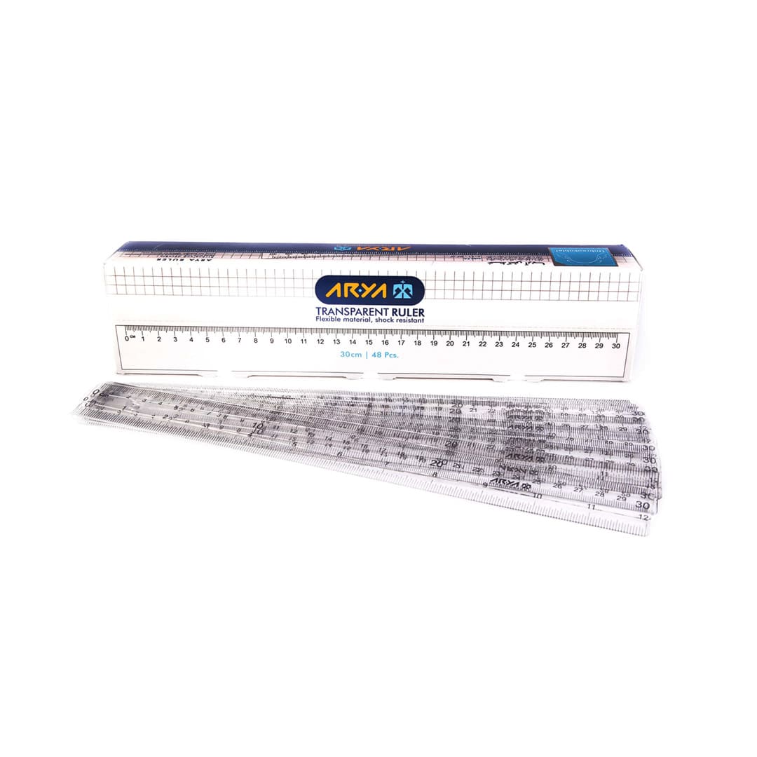 خط-کش-۳۰-سانتیمتری-آریا-8031 خط کش 3۰ سانتی متری آریا مدل 8031 - Image 1