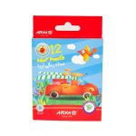 مداد رنگی کوتاه ۱۲ رنگ آریا مدل 3072