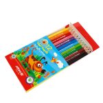 مداد رنگی کوتاه ۱۲ رنگ آریا مدل 3072 - Image 3