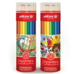 مداد رنگی 36 رنگ استوانه ای آریا مدل 3056