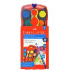 آبرنگ 24 رنگ پازلی فابر کاستل مدل 5029