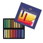 پاستل گچی 24 عددی 24 رنگ کامل فابرکاستل مدل 8324