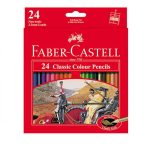 ست مداد رنگی ۲۴رنگ جعبه مقوایی فابرکاستل