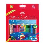 مداد آبرنگی 24 رنگ گریپ فابر کاستل مدل 6243