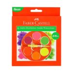 آبرنگ 6 رنگ فلورسنت جامبو فابر کاستل مدل 5006