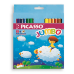 مدادرنگی 12 رنگ بلند جامبو پیکاسو - Image 3
