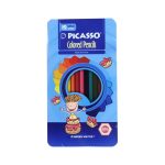 مدادرنگی 12 رنگ جعبه فلزی پیکاسو - Image 3