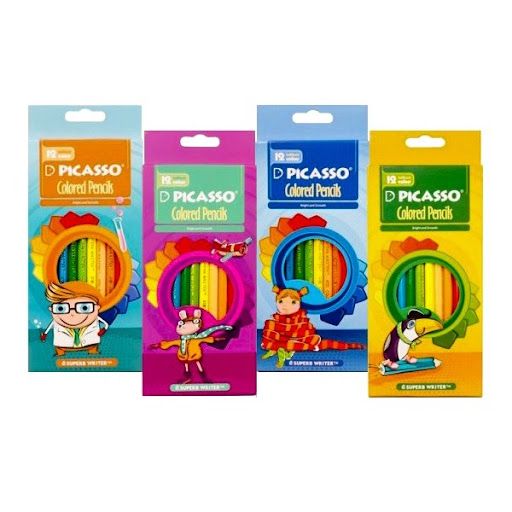 مدادرنگی-12رنگ-پیکاسو1 مدادرنگی 12 رنگ پیکاسو - Image 1