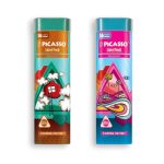 مدادرنگی 36 رنگ سه گوش فلزی پیکاسو