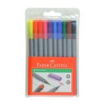 روان نویس گریپ 10 رنگ کیف پلاستیکی فابر کاستل مدل 1610