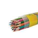 مدادرنگی 24 رنگ جعبه استوانه ای پلاستیکی لوکی - Image 2