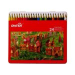 مدادرنگی 24 رنگ جعبه فلزی اونر - Image 8