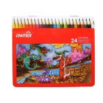 مدادرنگی 24 رنگ جعبه فلزی اونر - Image 5