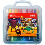 پاستل روغنی 24 رنگ با کیف پلاستیکی اونر