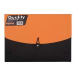 کیف مدارک دورنگ راه راه پاپکو - Image 4