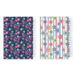 دفتر یادداشت 17×12 سانتی متر سیمی 200 برگ PP طرحدار نهال - Image 2