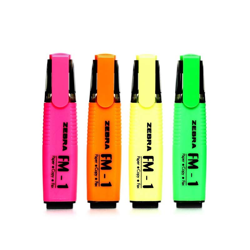 ماژیک-علامت-زن-4-رنگ-مدل-FM-1-زبرا-2 ماژیک علامت زن 4 رنگ مدل FM-1 زبرا - Image 1