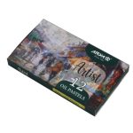 پاستل ۱۲ رنگ حرفه ای آریا مدل 2601