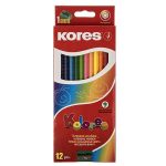 مداد رنگی کلورس 12 رنگ شش ضلعی کورس