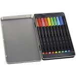 ماژیک کنته 10 رنگ جعبه فلزی بیک