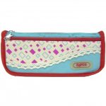 جامدادی زیپی پارچه ای طرحدار پاپکو