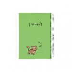 دفتر وزیری جلد سخت 60 برگ پاپکو