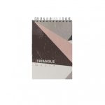 دفتر یادداشت جلد سخت سیمی 80 برگ فنر دوبل 100x150 mm پاپکو