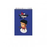 دفتر یادداشت جلد سخت سیمی 80 برگ فنر دوبل 100x150 mm پاپکو - Image 10