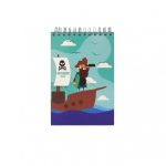 دفتر یادداشت جلد سخت سیمی 80 برگ فنر دوبل 100x150 mm پاپکو - Image 5