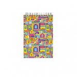 دفتر یادداشت جلد سخت سیمی 80 برگ فنر دوبل 100x150 mm پاپکو - Image 6