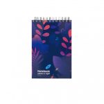 دفتر یادداشت جلد سخت سیمی 80 برگ فنر دوبل 100x150 mm پاپکو - Image 7