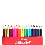 مداد رنگی 24 رنگ الیگیتور جعبه مقوایی - Image 2