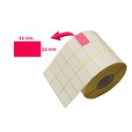 رول لیبل کاغذی 35*25 - رول 6000 عددی
