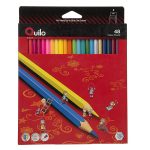 مداد رنگي 48 رنگ مقوايي كويلو مدل 634014