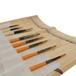 ست قلمو پارس آرت سری گرد و شمشیری مجموعه 9 عددی به همراه کیف - Image 2