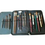 کیف قلمو سه لت مدل قلم مو سایز بزرگ - Image 2