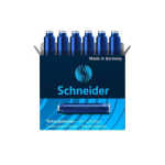 کارتریج جوهر خودنویس اشنایدر آبی بسته ۶عددی